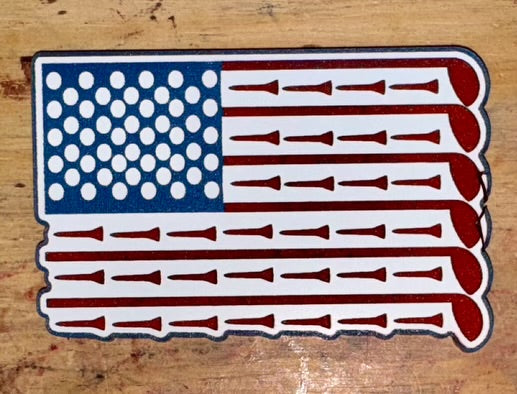 Golf Tee Flag