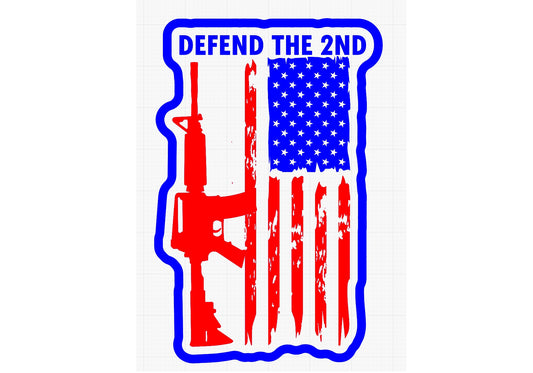 Defend the 2nd rifle flag