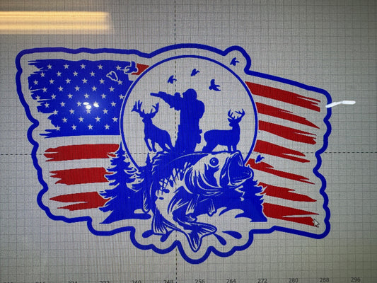 Hunt Fish Season Flag