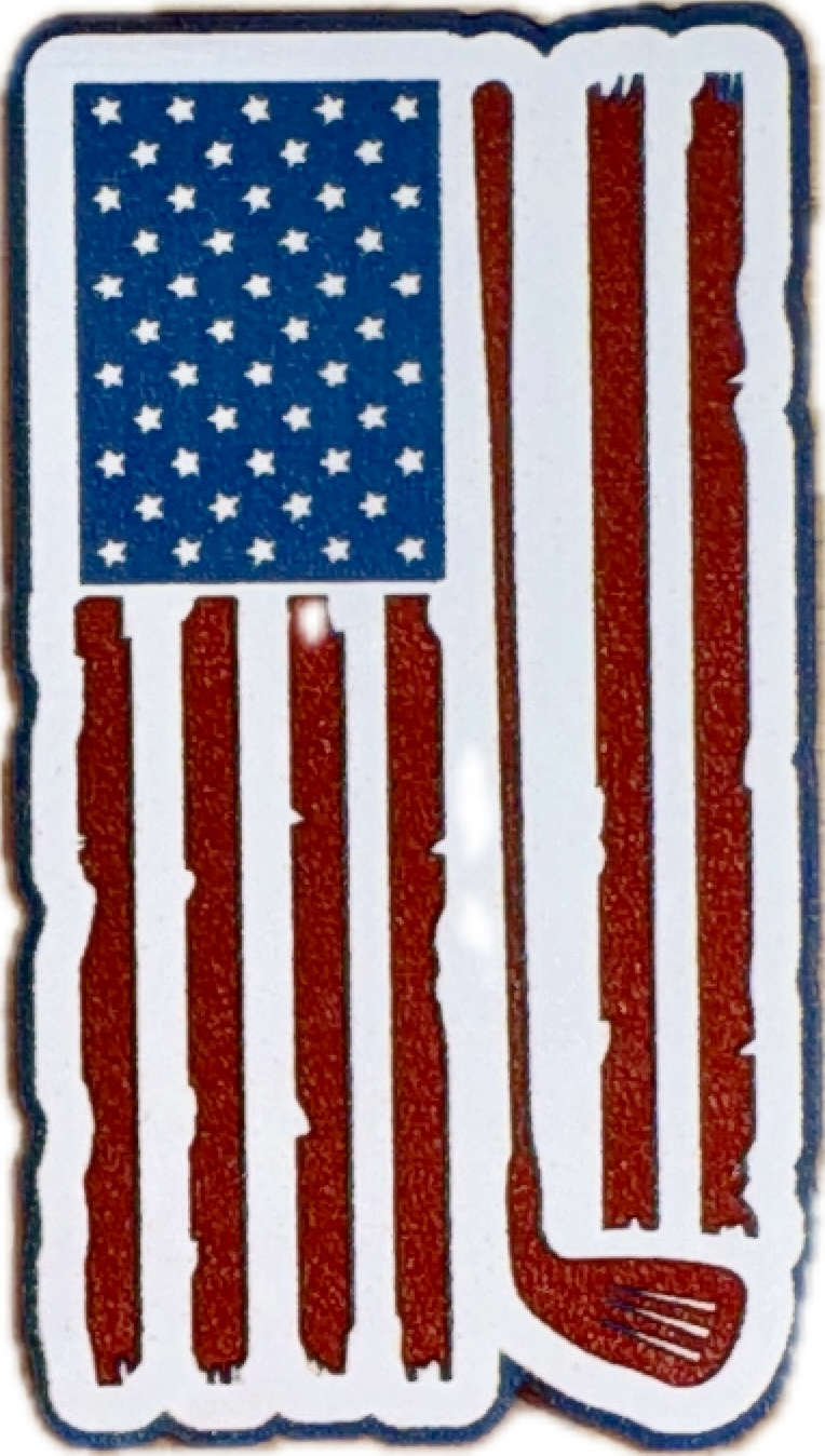 Golf Club Stripe Flag