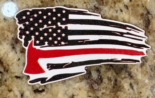 Distressed Axe Flag