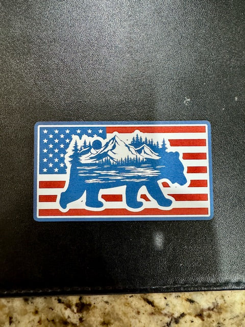 Bear Landscape Flag