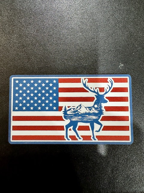 Deer Landscape Flag